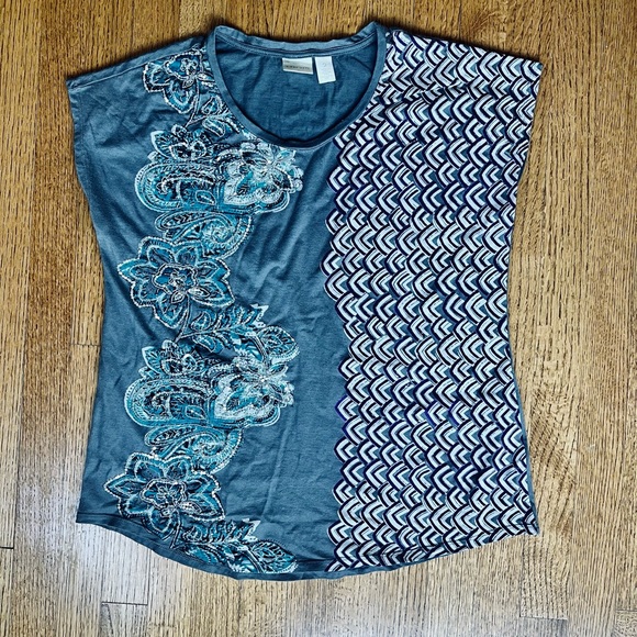 Chico's Tops - CHICOS VIBRANT DETAIL TOP